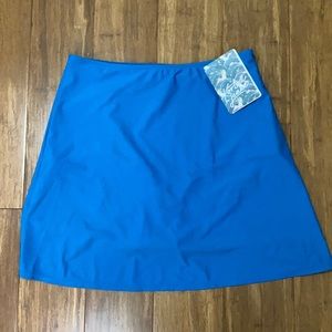 Marine Blue High Waisted Skirt